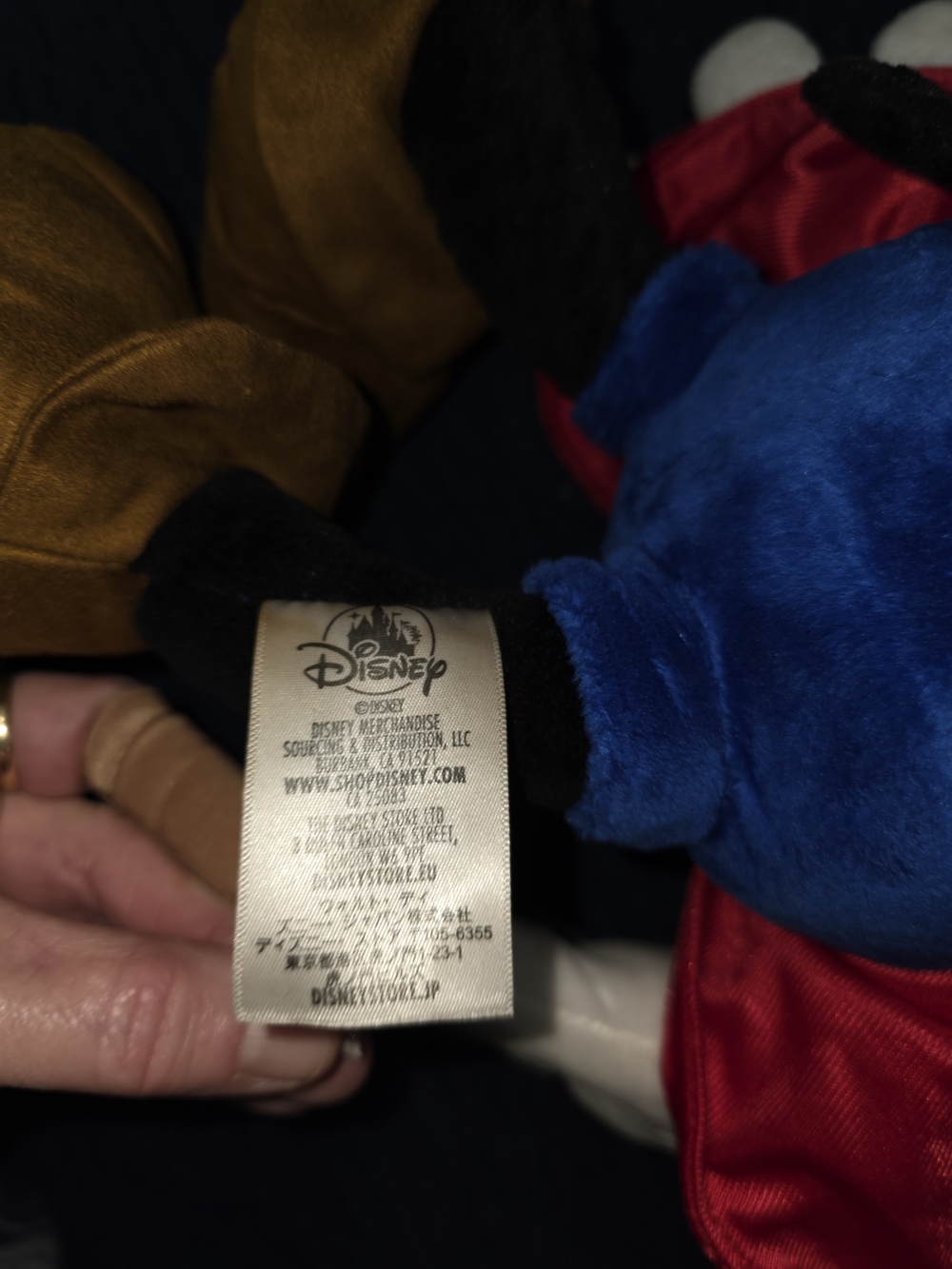 Disney Store Authentic Fantasia Sorcerer Mickey Mouse 23” Plush Hat Robe Soft - Picture 2 of 12